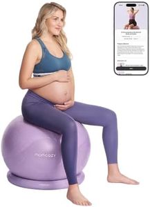Momcozy BirthEase Pregnancy Ball Set, Birthing Ball Chair with App Courses