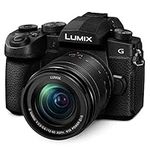 Panasonic LUMIX G95 20.3 Megapixel Mirrorless Camera, 12-60mm F3.5-5.6 Micro Four Thirds Lens, 5-Axis Dual I.S. 2, 4K 24p 30p Video, Pre-Installed V-Log L, 3” Flip-Out Touchscreen - DC-G95MK (Black)