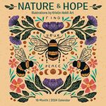 Nature & Hope 2024 Wall Calendar — Artwork by Kristin Heldt, 12" x 12