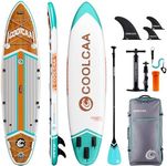 Inflatable Stand Up Paddle Boards with Premium SUP Board Accessories, Stand Up Paddle Board Load up to 460 lbs, Inflatable Paddle Board for Adults 2+1 People/Family/Big Size