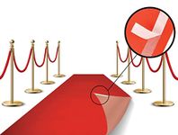 Red Carpet Runner for Party, 3x50ft - Hollywood Red Carpet Roll Out for Special Event, Glamorous Movie Theme Party Decorations, 70GSM Red Runway Rug for Wedding, Red Aisle Runner for Prom