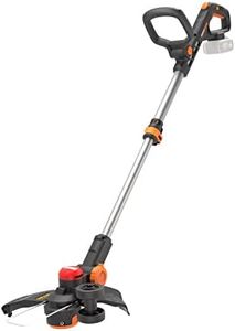 WORX Nitro Cordless Grass Trimmer GT WG173E.9, 3-in-1, Trimmer/Lawn Edger/Mini mower, 20V PowerShare, Brushless Motor, 33cm Cutting Width, Dual Line, Battery & Charger NOT Included Black