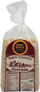 Amish Country Popcorn 2 lb Bag Baby White Popcorn Kernels Small and Tender Old Fashioned, Non-GMO and Gluten Free (Baby White - 2 lb Bag)