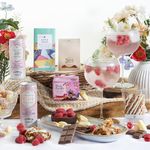 Gin & Treats Gift Hamper - Gin Gift Set, With Pre-Mixed Gin Cocktails, Gin & Tonic Popcorn, Hand Baked Lemon Biscuits, Marshmallows | Birthday Hampers For Women, Thank You Hampers & Gourmet Gifts