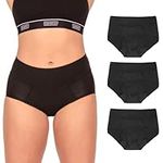 Bambody Absorbent Panty: Period Panties | Maternity and Postpartum Underwear, 3 Pack: Black, 7