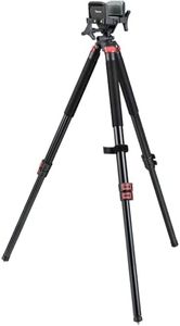 Trakiom Shooting Tripod Hunting Crossbow Rest with Sturdy Aluminum Frame, Lightweight, Provides Shooting Stability, Adjustable Legs, Shooting Rest, and Hands-Free Operation for Hunting and Outdoors