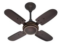 Oreole Nova 2 Star 600mm High Speed Ceiling Fan | 4 Blades (24 Inch) | Anti Dust Energy Saver 810 RPM Air Flow Ceiling Fan suitable for Kitchen, Veranda, Balcony, Room | 2 Year Warranty-Smoke Brown