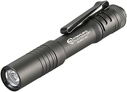 Streamlight 66601 MicroStream 250-Lumen EDC Ultra-Compact Flashlight with USB Rechargeable Battery, Clear Retail Packaging, Black