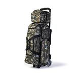 KAZE SPORTS 3 Ball Bowling Roller + 1 Ball Add On Spare Tote (Camo)