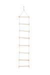 VIXERA Rope Ladder For Kids | Climbing Ladder For Kids | Wooden Ladder For Kids For Physical Activity | Indoor Outdoor Games For Kids (White), 1 Count