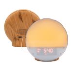 Mcbazel Sunrise Alarm Clock, Wake Up Light Daylight Alarm Clock,Sunset Simulation with Nature Sounds,Snooze & Atmosphere Lamp Function