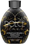 Dolce Black Bronzer Tanning Lotion - Indoor/Outdoor for Tattoo & Color Fade Protection - Anti-Orange, Anti-Aging & Anti-Wrinkle Natural Tanning Bed Lotion