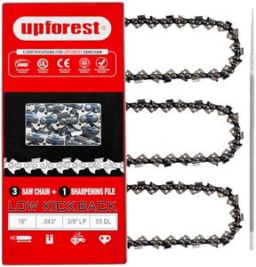 UPFOREST. Stihl Chainsaw Chain 16 Inch Fits Stihl MS170 Chain MS171, MS180c and More- 61PMM355, 3610 005 0055, 61pmm3 55 R55 (90MOPX55)