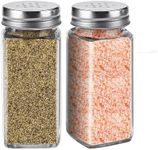 Glass Salt and Pepper Shakers Set L