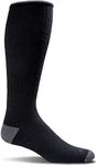 Sockwell Men's Elevation Compression Socks, Black, Medium/Large