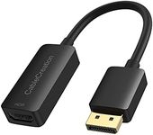 CableCreation Active DisplayPort to HDMI Adapter, DP to HDMI Adapter (Male to Female) 4K@60Hz HDR, Uni-Directional Display Port 1.4 to HDMI 4K Adapter Compatible for Desktop,TV,Monitor&More