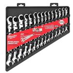 Milwaukee 15 Piece Metric Flex Head Wrench Set