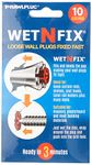 Rawlplug WetNFix Wall Filler for Hole Quick setting Pack of 10 | Fixing Wall Plugs perfect for oversized holes | Suitable for Masonry, Wood, and Plasterboard | Repair Kit white