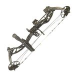 PSE ARCHERY Uprising Compound Bow-Set-Hunting Bow and Arrow - Right Hand - Black - 27-50