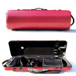 Yinfente Advance Violin Case 4/4 Carbon fiber cases Hard Shell for Violin with back Strap strong handle easy to carry