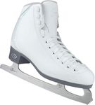 Riedell Skates - Sparkle - Recreational Soft Beginner Figure Ice Skates | Snow | Size 10