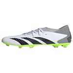 adidas Unisex ACCURACY.3 Football Boots Firm Ground Sneaker, FTWR WHITE/CORE BLACK/LUCID LEMON, 5.5 Big Kid US