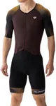 MY KILOMETRE Men’s Triathlon Suits Short Sleeve Tri Suit Racing Triathlon Suit – Quick Dry, Padded, Zipper Pocket