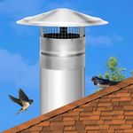 Ebusin 6 Inch Round Chimney Cap, 6 