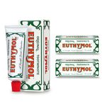 Euthymol Original Toothpaste 75ml x 2, Fluoride Free, Anti-Plaque, Antibacterial, Cavity Protection, Teeth & Gums Clean and Healthy, Cool Mint Refresh, Daily Oral Enamel Dental Care