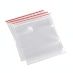 ProKart Premium Ziplock Bags/ZiplockPouches For Prasad Bag Storage | Freezer RE-USABLE Zipper Bags | Ziplock Bags For Fridge Storage | Zip lock bags Medium Transparent (4"X 5") (50 Ziplock Pouch)