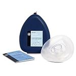 Rebreath Pocket Face Mask With Valve For CPR For Personal Protection During Mounth To Mounth Resuscitation In A Blue Clamshell Case - Perfect for First Aiders