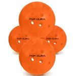 insum POP DURA,POP Fast 4Pack & 12 Pack Pickleballs Balls, High Performance Outdoor Pickleballs | USAPA Approved Tournament Play | Rotational Molded Durable Tech