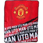 Manchester United Super Soft Large Fleece Blanket Throw