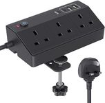 Desk Power Socket with USB C Slots,