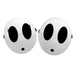 nezababy Shy Guy Troublemaker Anime Mask Cosplay Shy Costume Accessory Masquerade Mask Birthday Party Prop (Shy Guy Mask 2PCS)