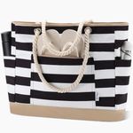 Beach Bags for Women,Chase Chic Large Beach Tote Bag for Family Multiple Pockets Summer Pool Bag with Zipper for Travel,Vacation (Black)