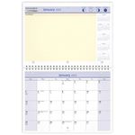 AT-A-GLANCE 2025 Wall & Desk Calendar, Monthly, 11" x 8", Small, Daily Blocks 1-1/4” x 1-1/4”, QuickNotes (PM502825)