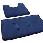 FEELSO Memory Foam Bath Mat Set, Ex