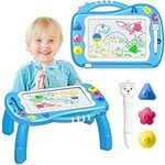 Veopoko Toys for 1 2 3 Year Old Boys, Magnetic Drawing Board Boys Toys Age 1 2 3 4 5 Year Old Boy Gifts for 1-6 Year Olds Boys Educational Toys for 1 2 3 Year Olds Toddler Toys Kids Learning toys