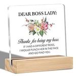 Boss Gifts for Women Dear Boss Lady