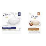 Dove Original Beauty Bar + Dove Shea Butter Beauty Bar Bundle (18 bars)