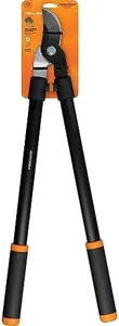 Fiskars 28" Steel Blade Garden Bypass Lopper and Tree Trimmer - Sharp Precision-Ground Steel Blade for Cutting up to 1.5" Diameter