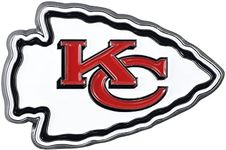 FANMATS 22572 Kansas City Chiefs 3D Color Metal Emblem, Diecut Team Logo Auto Emblem