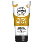 Magic Razorless Cream Shave Light Fresh Scent 6oz Tube (3 Pack)