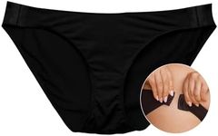 Slick Chicks Women's Signature Brief Panty Small Black