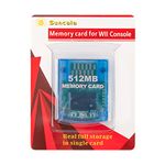 Suncala Memory Card Compatible with Gamecube and Wii Console, 512MB Memory Card for Nintendo Gamecube