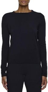 Bleusalt The Classic Crew | Women's Soft Long Sleeve T-Shirt | Refined Flattering Fit Navy 5