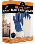 Blue Palm Working Gloves - Latex Ru