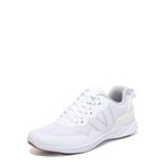 Vionic Women's Agile Audie Walking Sneakers-Supportive Lace-Up Sneakers That Include Three-Zone Comfort with Orthotic Insole Arch Support, Medium and Wide Fit, Sizes 5-12, White, 8 Wide