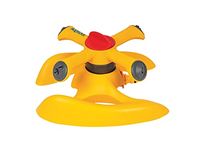 HOZELOCK - Sprinkler Rotating Plus 254 m²: Spray Sprinkler on Sled for Medium-sized Surfaces (ø 18m): 2 Spray Patterns for Even Coverage Watering [2520P0000]